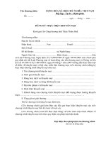 ĐĂNG KÝ THỰC HIỆN KHUYẾN MẠI