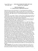 Báo cáo tham luận của tổ chuyên môn