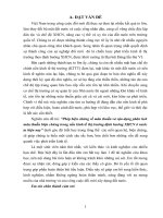 Phép biện chứng về mâu thuẫn và vận dụng phân tích mâu thuẫn biện chứng trong nền kinh tế thị trường định hướng XHCN ở nước ta hiện nay