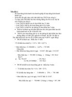 Bài tập kế toán tài chính 