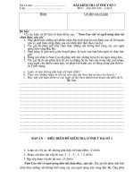 bài kiểm tra 15 phút số 2