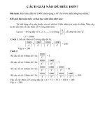 Bài 1. Tìm số mũ n