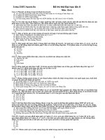 Đề thi thử Đại học lần II Môn: Sinh TRƯỜNG NGUYỄN DU