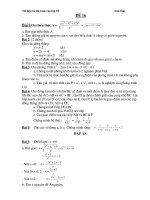 Đề 16-đáp án ôn tập vào THPT 2009-2010