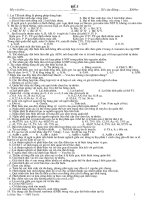 Đề đại học tham khảo 5