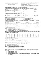 Đề HK2 toán 7
