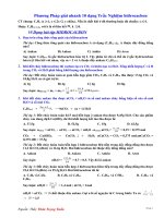 Giải nhanh trắc nghiệm về Hidrocabon