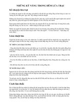 Những kỹ năng trong đêm lử trại