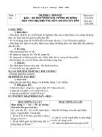 Giáo án Điện học-vật lý9