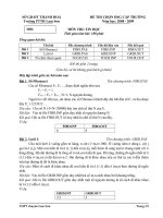 Đề thi chọn HSG Tin trường Lam Sơn 2008