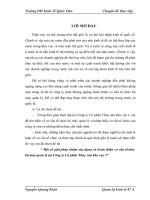 “ Một số giải pháp nhằm xây dựng và hoàn thiện cơ cấu tổchức bộ máy quản lý tại Công ty Cổ phần Thủy sản khu vực I”