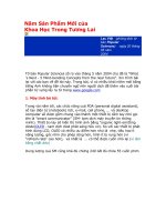 Năm Sản Phẩm Mới của Khoa Học Trong Tương Lai