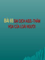 bài 65 đại dịch AiDS