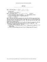 10 đề thi thử vào 10 THPT