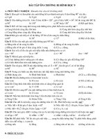 BT ôn chương III HH9 (TN&TL)