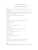 Đáp án HSG tỉnh vòng 1