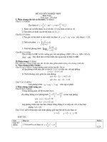 Đề TN 2009 có dap an