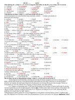 ĐÈ ÔN THI ĐH- ĐỂ 06