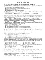 ĐỀ THI THỬ ĐẠI HỌC 2009_CỰC HAY