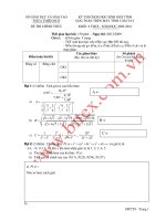 ĐỀ THI CHỌN HỌC SINH GIỎI TỈNH GIẢI TOÁN TRÊN MÁY TÍNH CẦM TAY KHỐI 8 THCS - NĂM HỌC 2009-2010