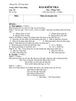 De kiem tra: Ngu van 9