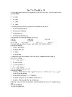 Đề Thi Thử Hóa 01