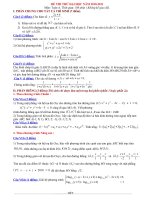 Đề thi thử đại học năm 2010   2011, môn toán lần 8 