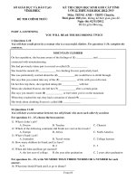 ĐỀ THI CHỌN HỌC SINH GIỎI CẤP TỈNH LỚP 12 THPT NĂM HỌC 2012-2013 Môn LỊCH SỬ - THPT CHUYÊN