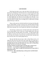 Thực trạng và một số giải pháp nâng cao hiệu quả kinh doanh của công ty dịch vụ hàng không sân bay