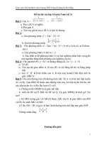 Đề ôn thi vào lớp 10 môn Toán và bài giải chi tiết  số 3
