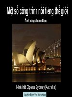 Ảnh 10 công trình nổi tiếng thế giới.