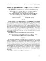 ẢNH HƯỞNG CỦA MẬT ĐỘ LÊN SINH TRƯỞNG VÀ TỶ LỆ SỐNG CỦA TÔM CHÂN TRẮNG SPF NUÔI THƯƠNG PHẨM TRONG BỂ COMPOSIT TRONG NHÀ (Litopenaeus vannamei)