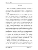 Phân tích hoạt động sản xuất kinh doanh của doanh nghiệp