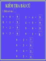 Phép cộng trong phạm vi 10