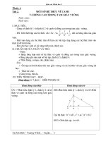 giáo án hình học 9 - học kì 1