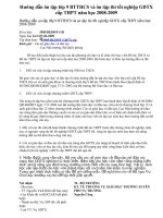 Hướng dẫn ôn tập lớp 9 BTTHCS và ôn tập thi tốt nghiệp GDTX cấp THPT năm học 2008.doc