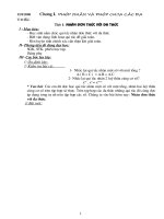 bài soạn toán 8 học kỳ 1 đại