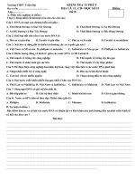 đề kiểm tra 15'''' địa 11 đề B