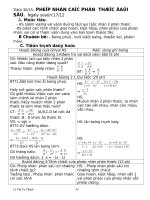 giáo án đại số lớp 8 (hot)co chinh sua