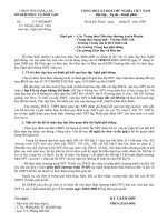 HD TC dạy học, thi Nghề phổ thông