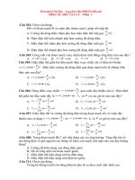 1000 câu hỏi trac nghiem VL ôn thi vào ĐHCĐ Phần 3.doc