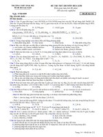 ĐỀ THI ĐH 2009 -ĐM2