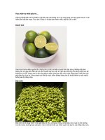 Thực phẩm hạ nhiệt ngày hè