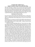 ki niem mot thoi da qua