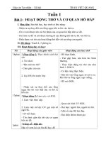 giáo án tự nhiên xã hôi đầy đủ