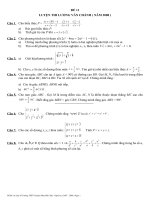 Đề ôn thi tuyển lớp 10 - Môn Toán - Đề 11