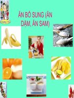 Dinh dưỡng cho trẻ