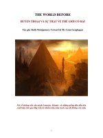 THE WORLD BEFORE - HUYEN THOAI VA SU THAT VE THE GIOI CO DAI 