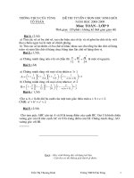 Đề tuyển chọn HSG Toán 9