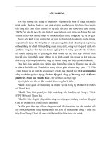 Một số giải pháp nâng cao hiệu quả sử dụng vốn lưu động tại công ty Thương mại và đầu tư phát triển Miền núi Thanh Hoá”. 